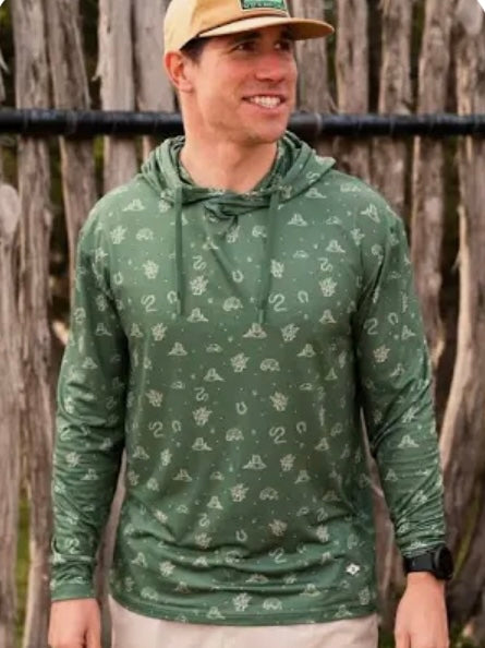 Out West Performance Hoodie Burlebo