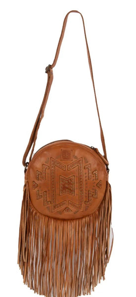 Wayfarer Sage Fringe Ladies Crossbody 35045 STS Ranchwear 35045