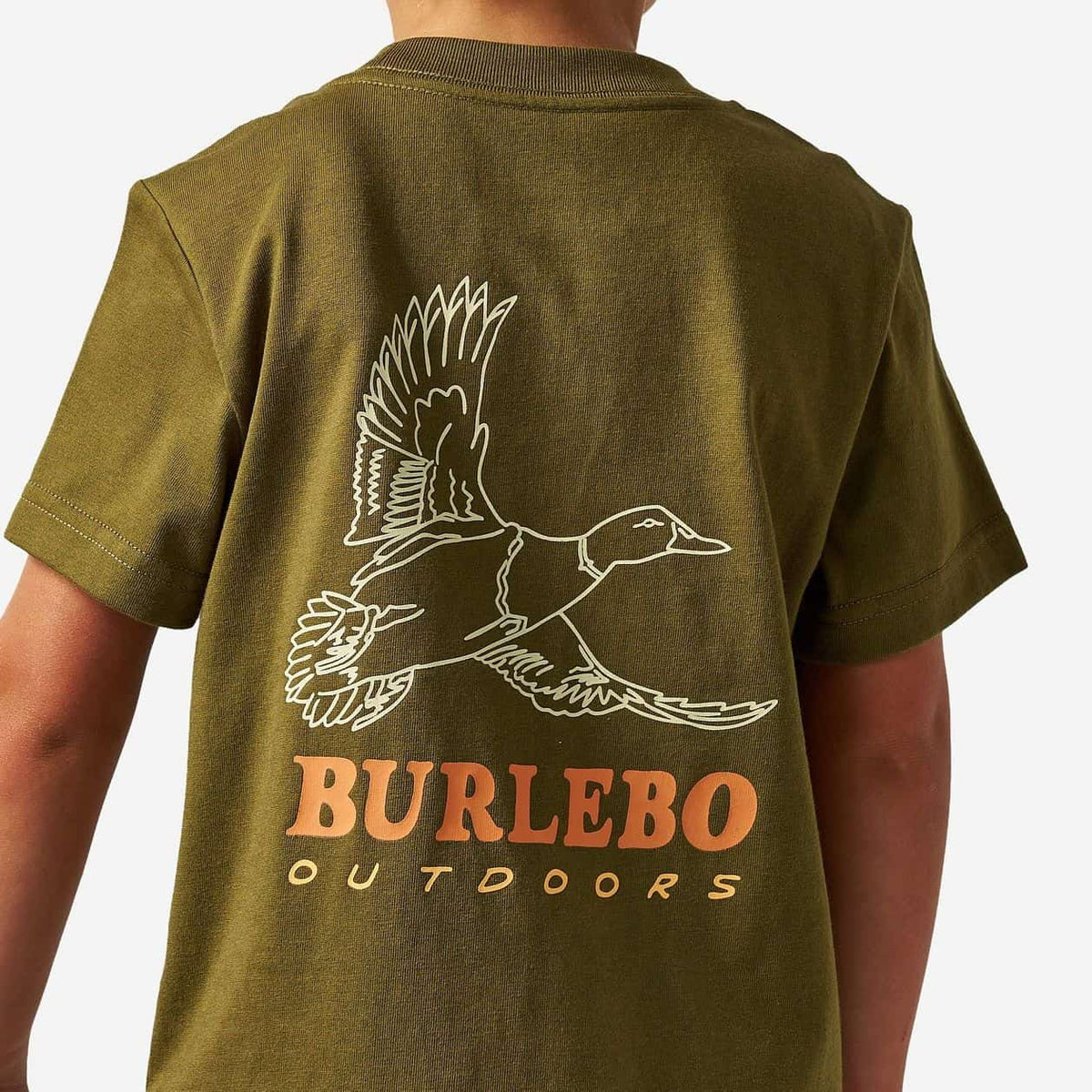 Duck Wild Hunter Green Youth T shirt