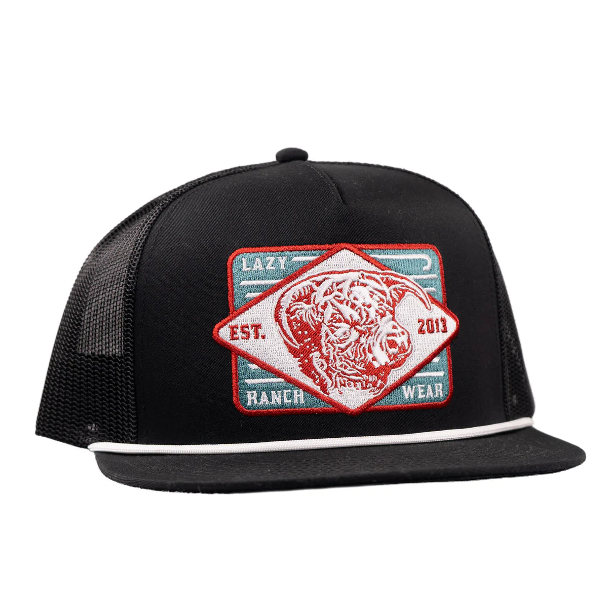 Lazy J Ranch Iron Horn Classic Rope Trucker Hat
