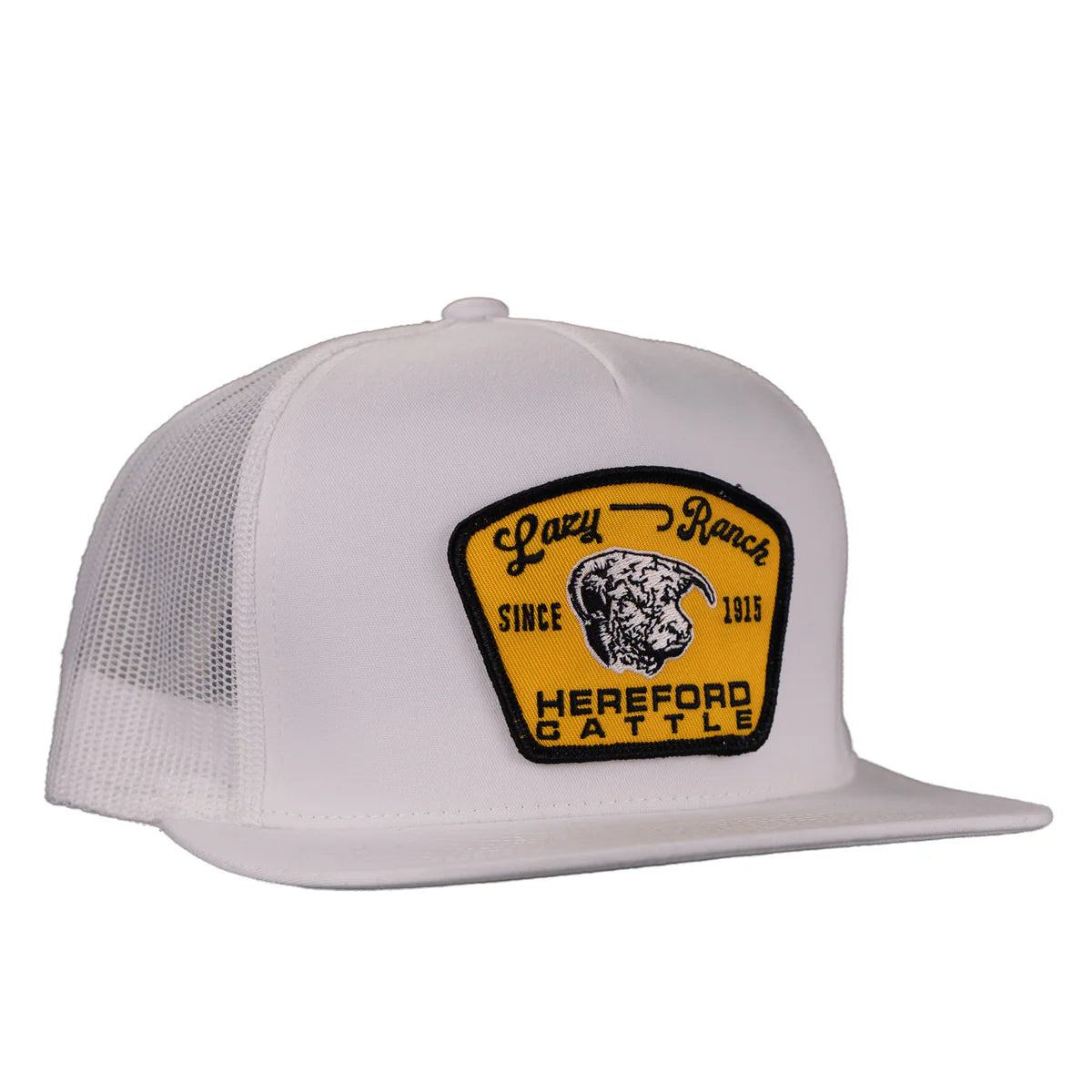 LAZY J RANCH BLACK GOLD HOT SHOT CLASSIC FIVE PANEL TRUCKER HAT