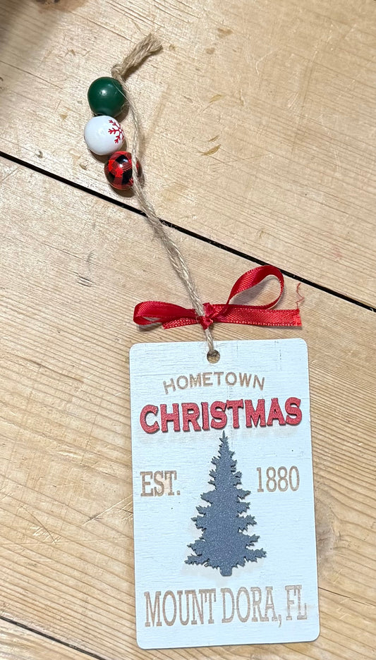 Lake County Florida Christmas ornament Umatilla, Eustis, Mt Dora