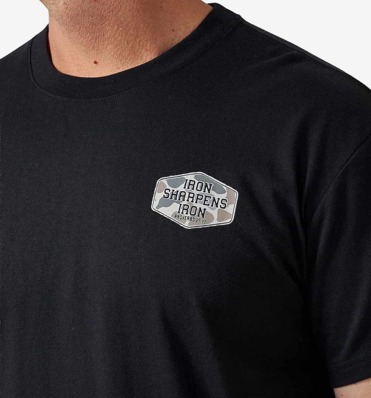 Iron Sharpens Iron Black Burlebo T Shirt SST-ISIF26-BLK