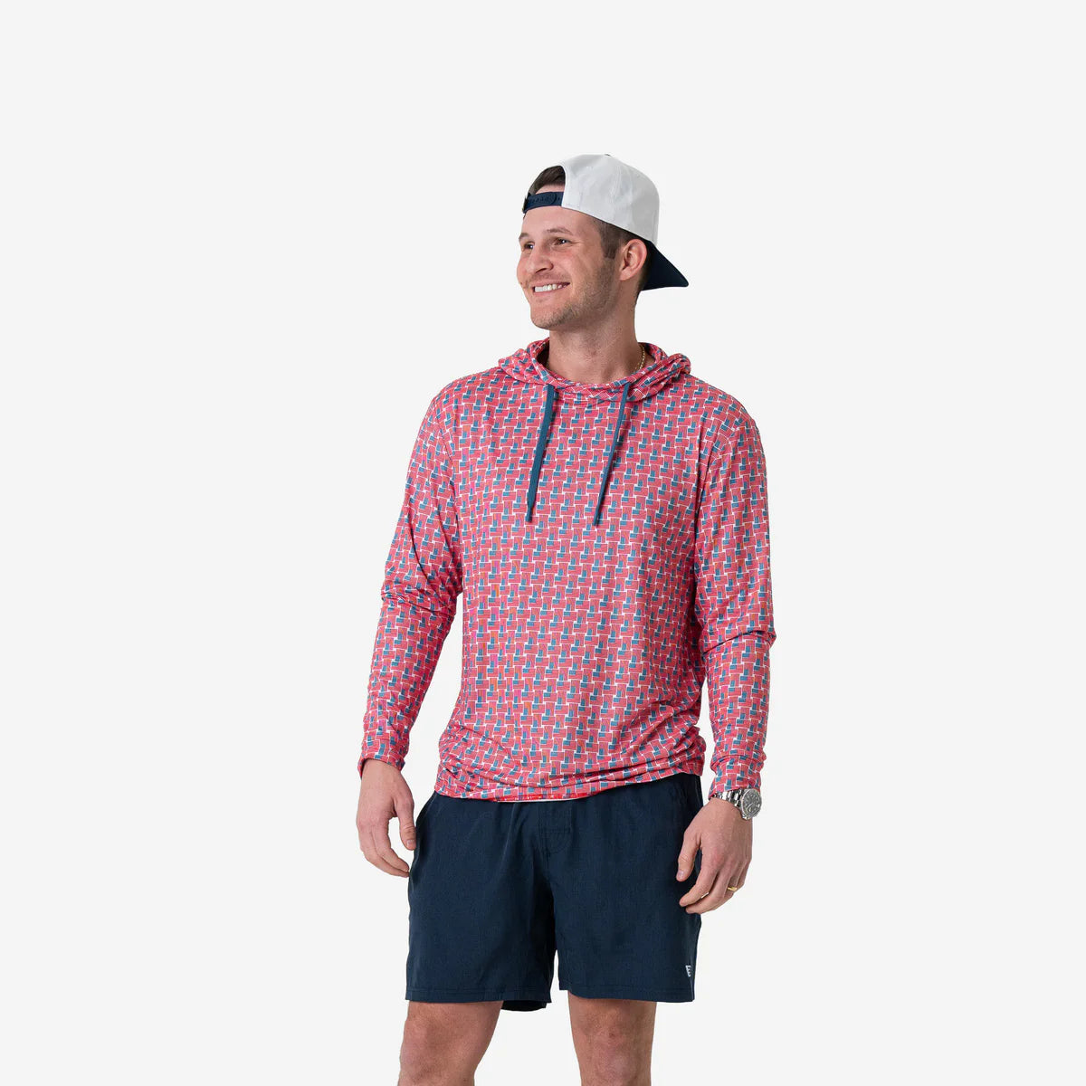 American Flag Performance Hoodie Burlebo UPF 50 Protection Tx/ FL