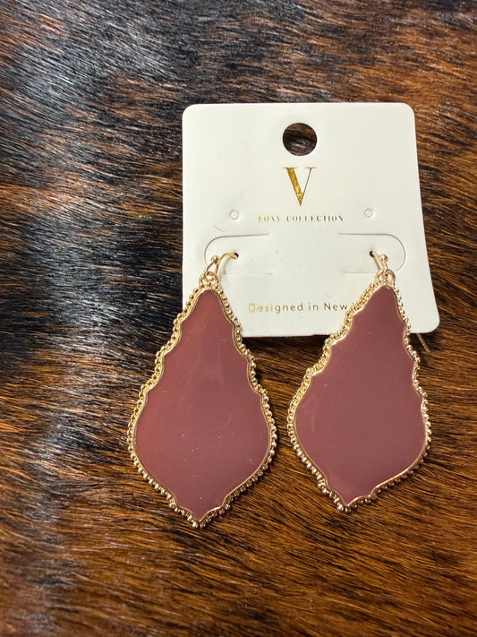 Fancy Medallion V Foxy Earrings