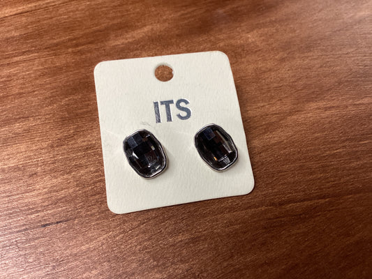 IT’S Sense black crystal earrings
