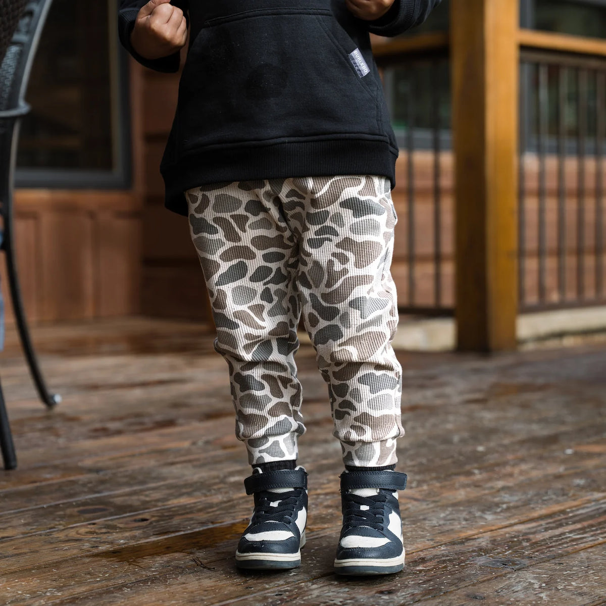 Classic Deer Camo Youth Burlebo Thermal Joggers TX Y-THJG-CDC