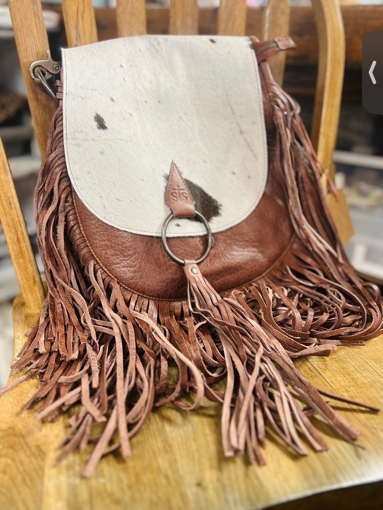 Indie Cowhide Saddlebag STS Ranchwear 35273