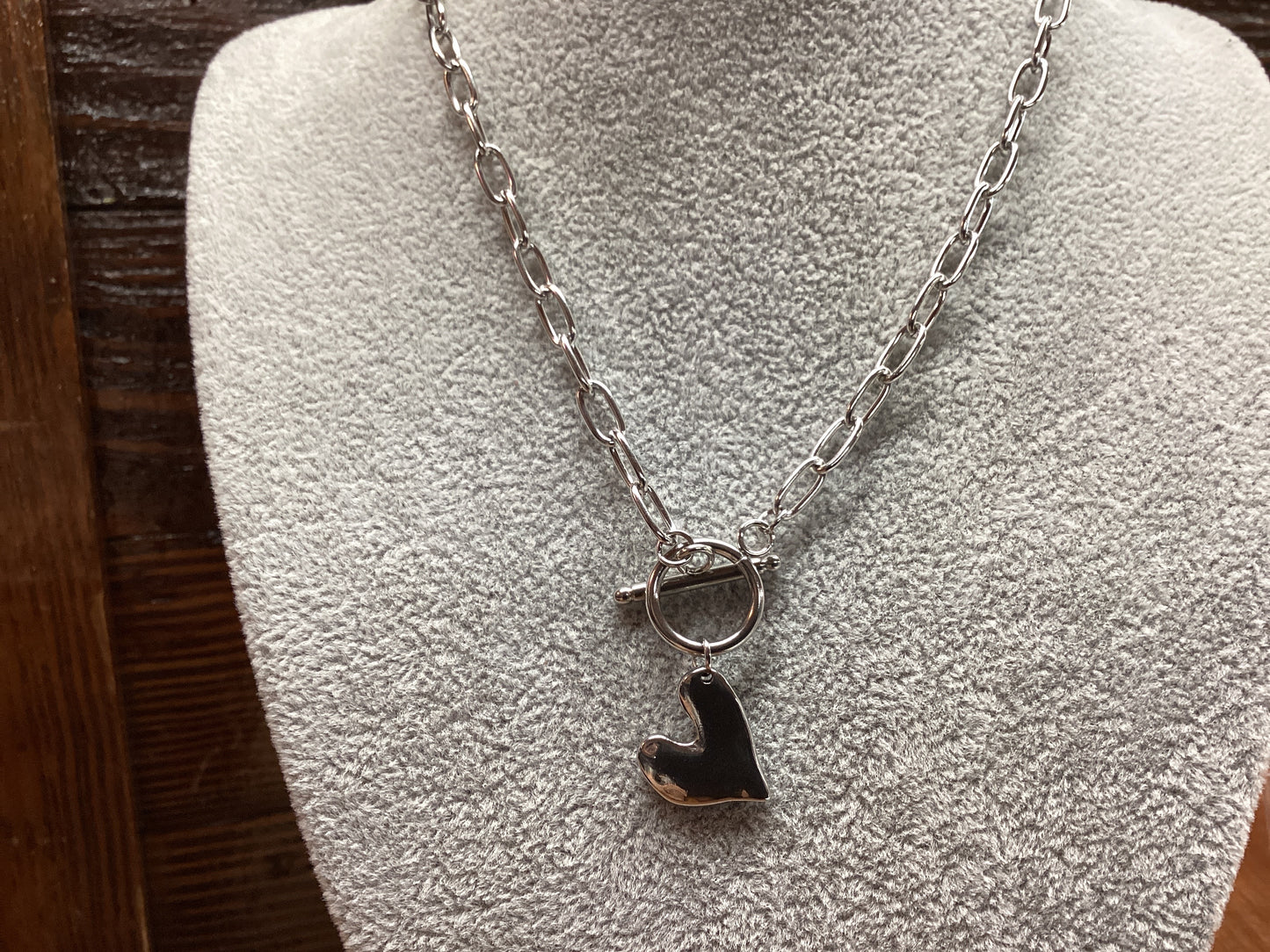 Silver Chain W/Heart