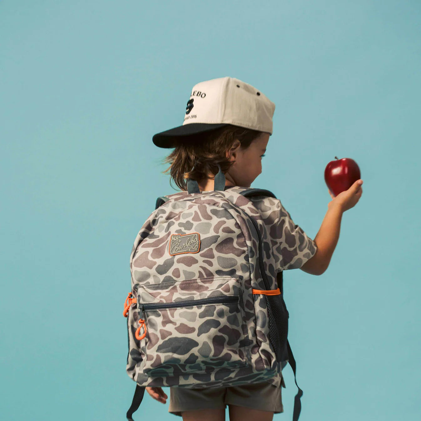 Classic Deer Camo (Orange Trim) Toddler Backpack Burlebo Fl/ Tx T- BP-CDCOT