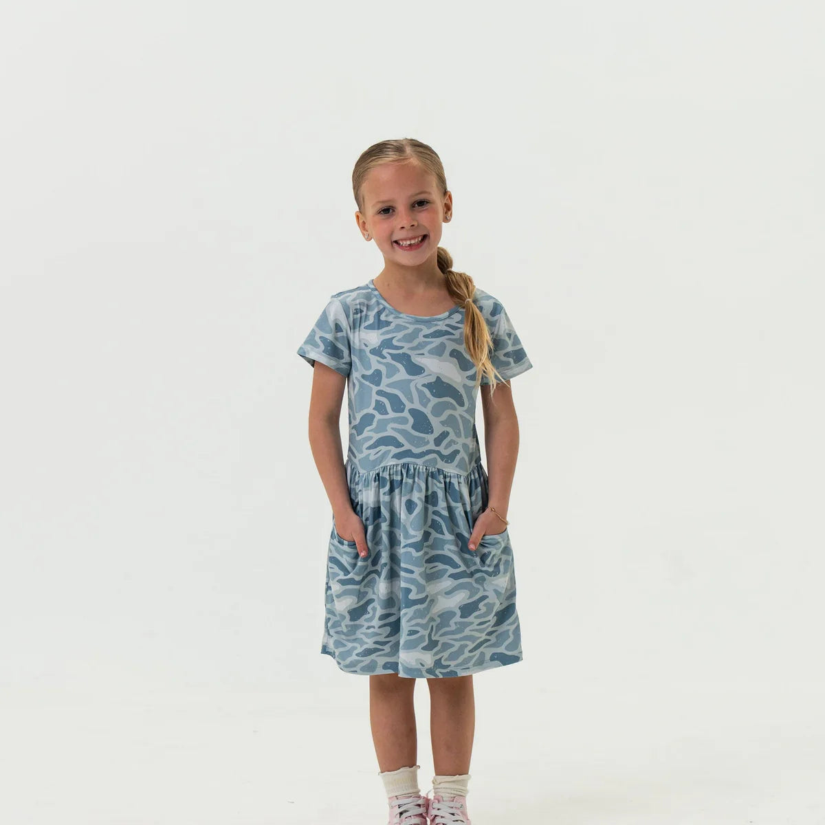 Youth Moxie Dress - Seaside Camo Tx