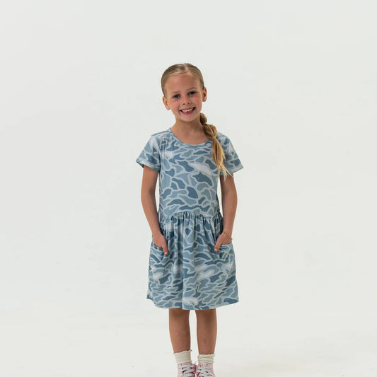 Youth Moxie Dress - Seaside Camo Tx