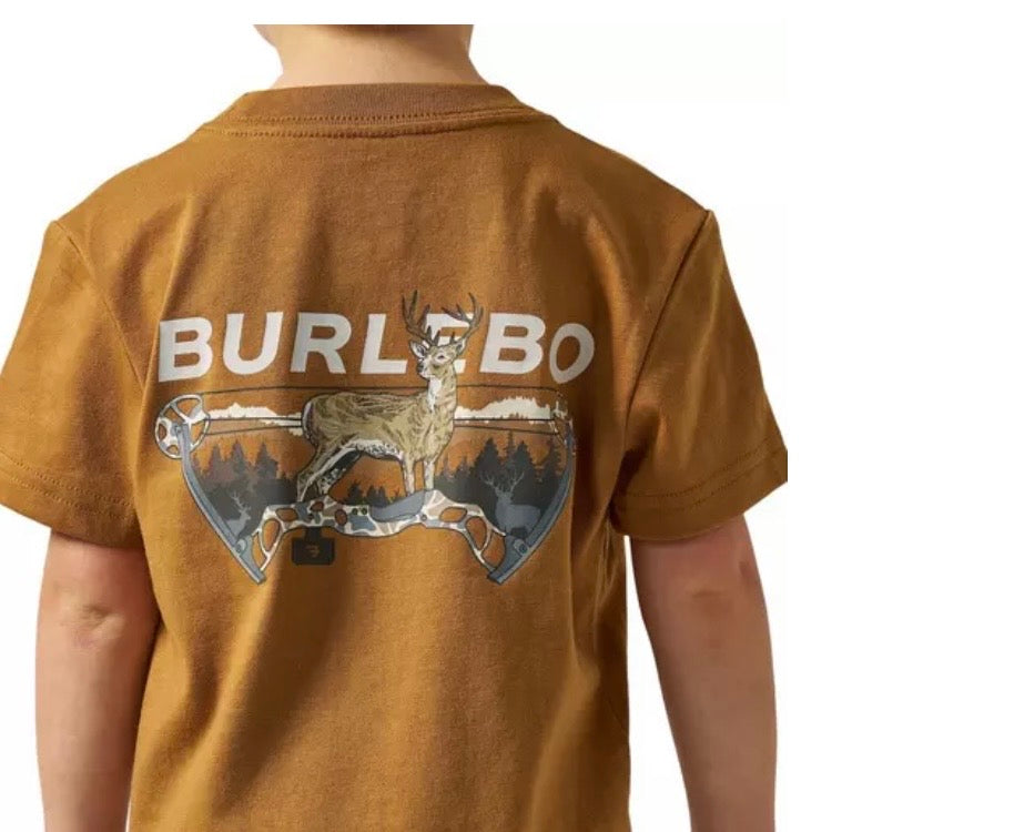 Bow Hunter Youth Burlebo T shirt Y-SST-BOWH-LB Tx / Fl