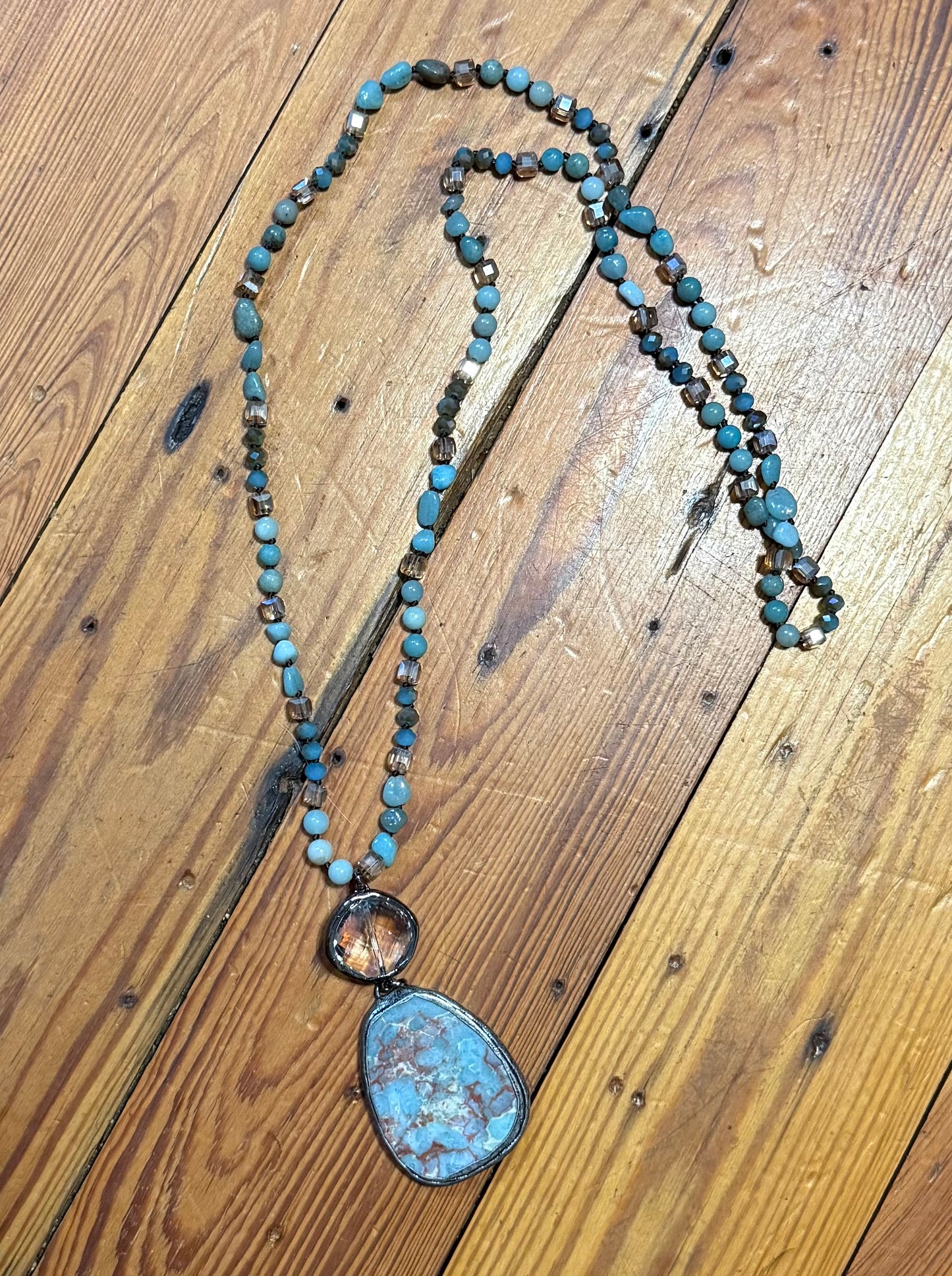 Boho Stone Pendant