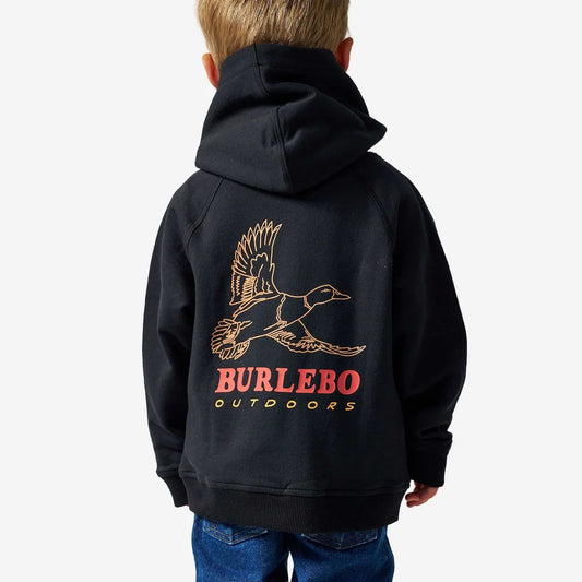 Duck Wild Black Youth Fleece Hoodie Y-FH-DKW-BLK FL