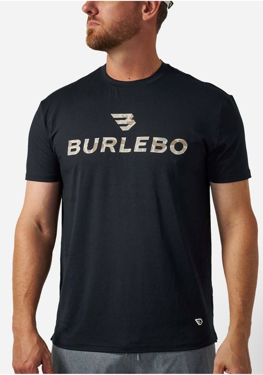 Black & Classic Deer Camo Flying B Go To Tee Burlebo Tx/ Fl GTT-FB-BCDC