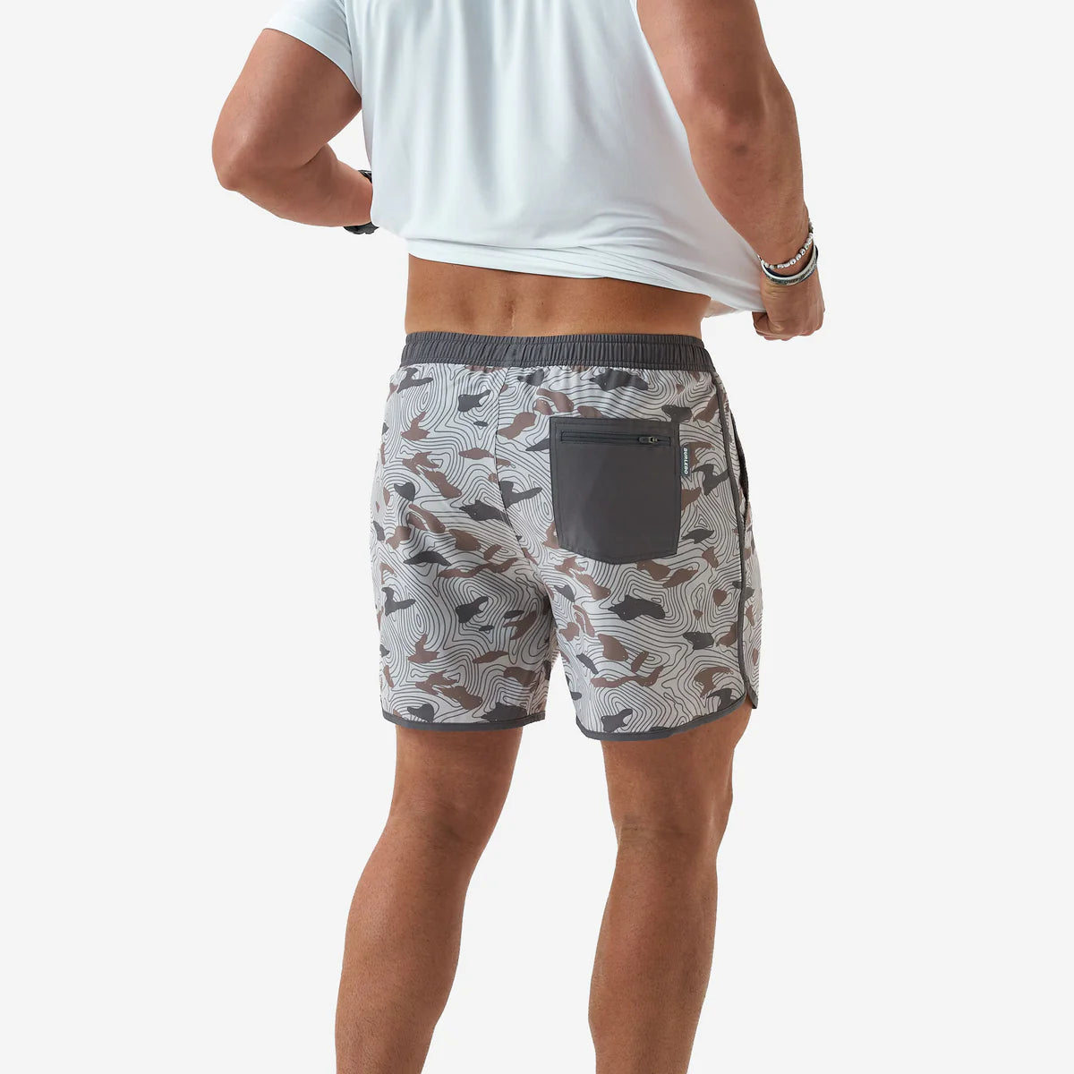 Swim Trunk - Topo Desert Camo Fl
