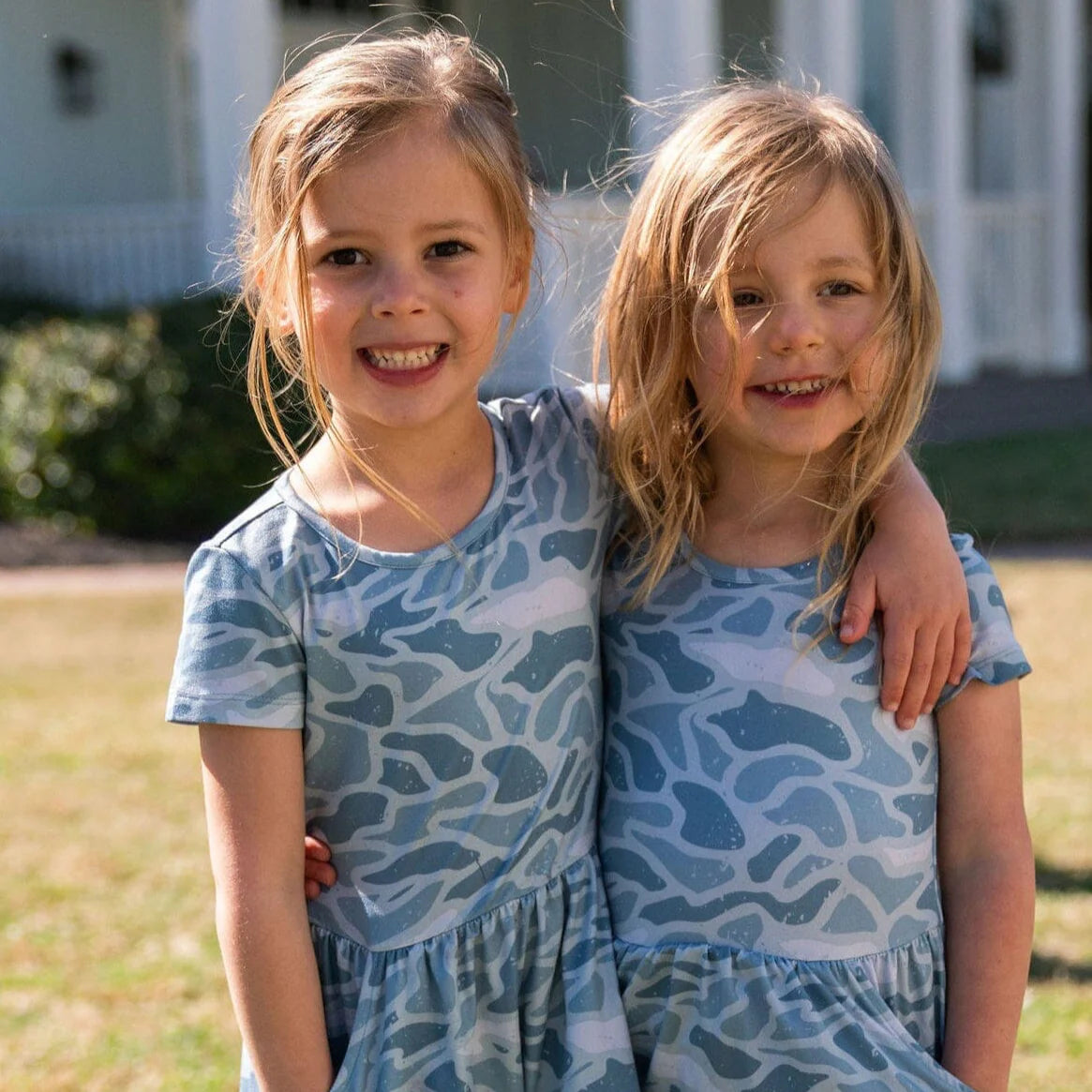 Youth Moxie Dress - Seaside Camo Tx