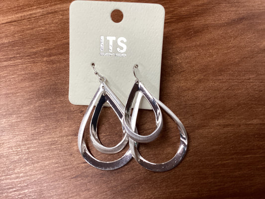 IT’S Sense 2 silver teardrop earrings