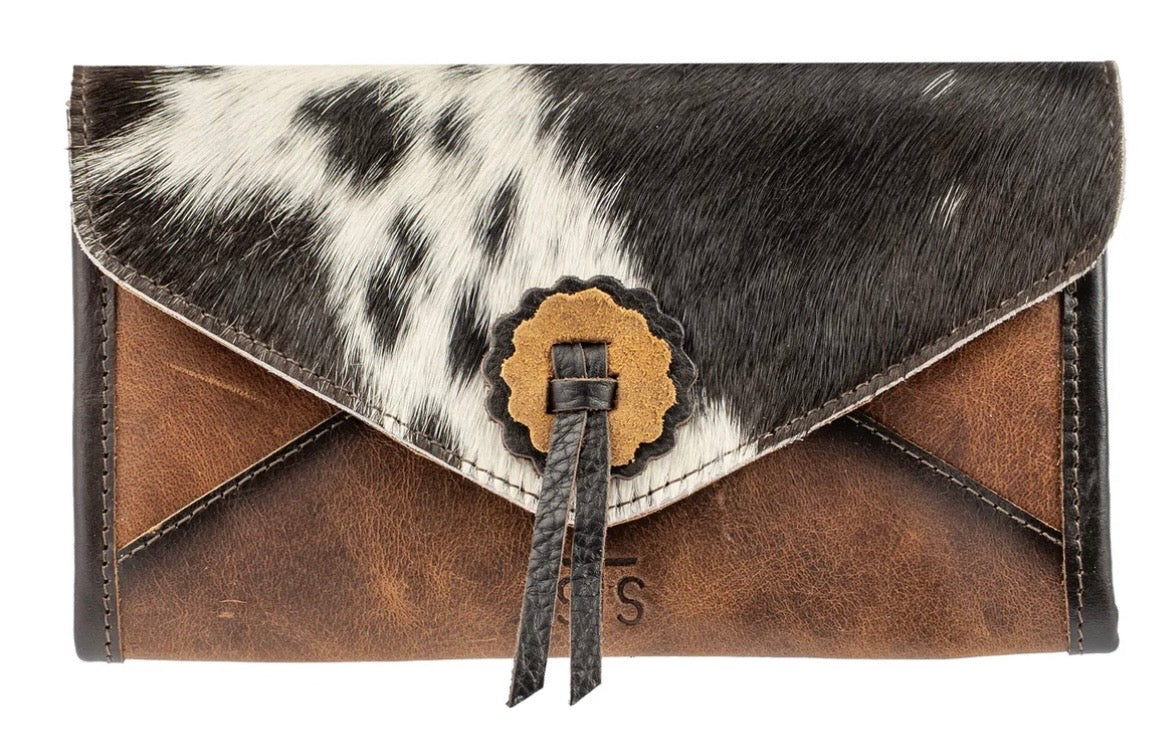 Guadalupe Cowhide Style Genuine Leather Wallet STS Ranchwear STS64075