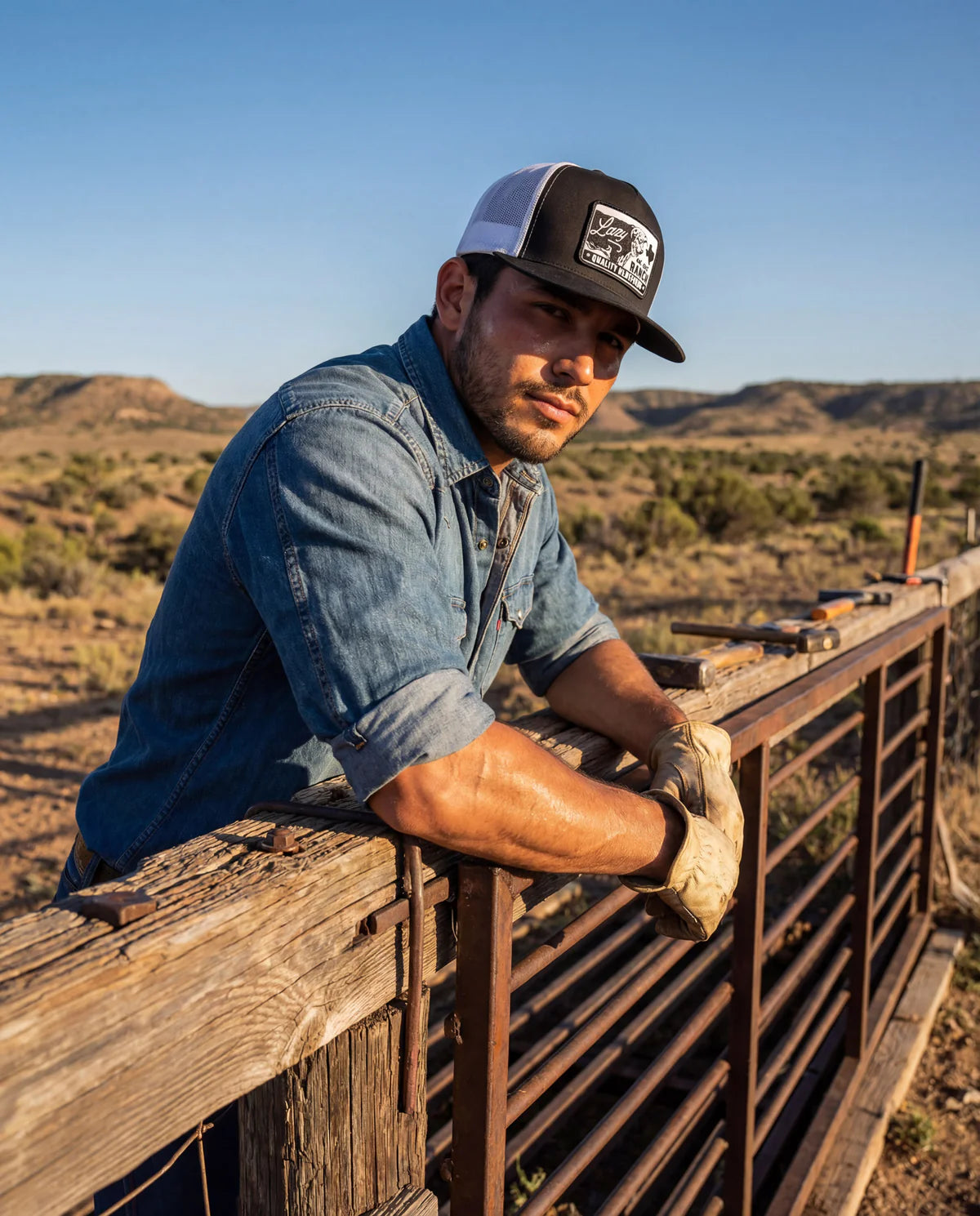 Lazy J Ranch Legado Classic Five Panel Trucker Hat