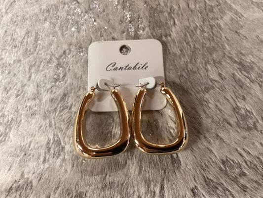 Gold hoop earrings