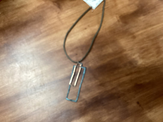 Copper bar necklace