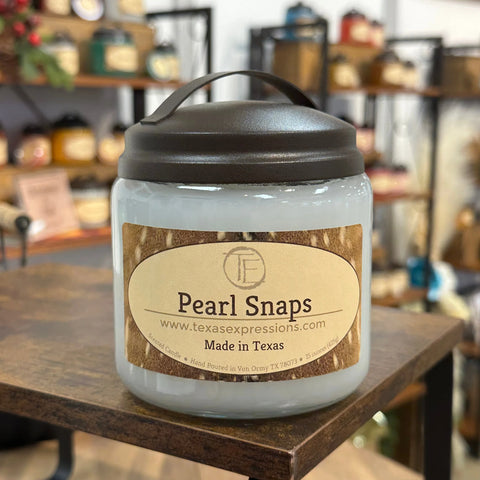 Pearl Snaps Texas Expressions Candle 16 Oz