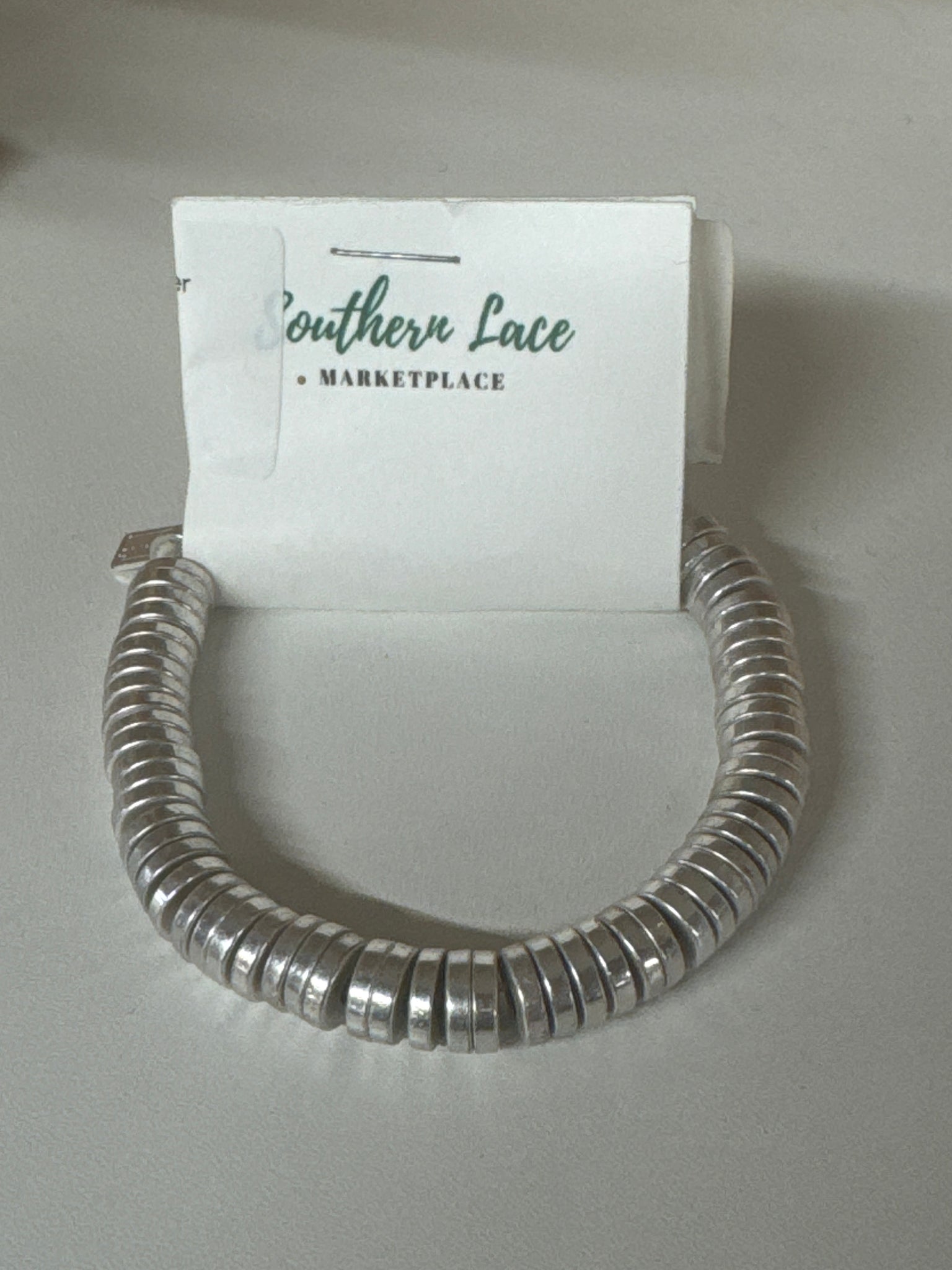 CANVAS - Emberly Bracelet in Worn Silver