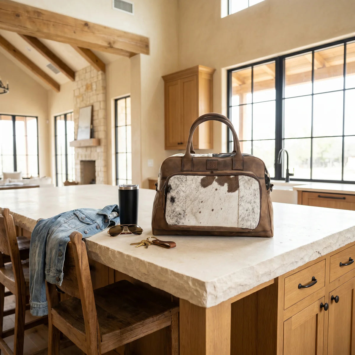 Cowhide Carry On STS Ranchwear 32761