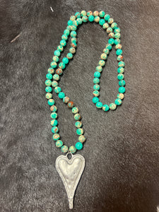 African Turquoise Slim Heart: TURQUOISE Crazy Heifers