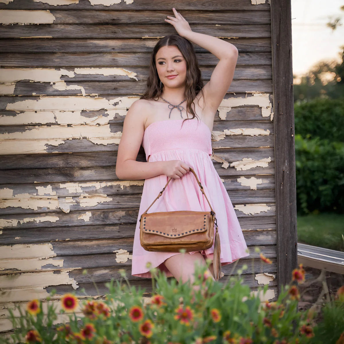 Bandera Tan Shoulder Bag STS32447 STS Ranchwear