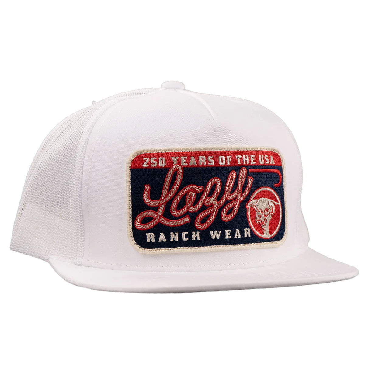 Lazy J Ranchwear Heritage Classic 250 Years Five Panel Trucker Hat