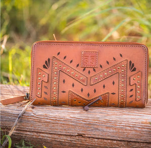 Wayfarer Juniper Bifold Leather Ladies Wallet STS Ranchwear 65499