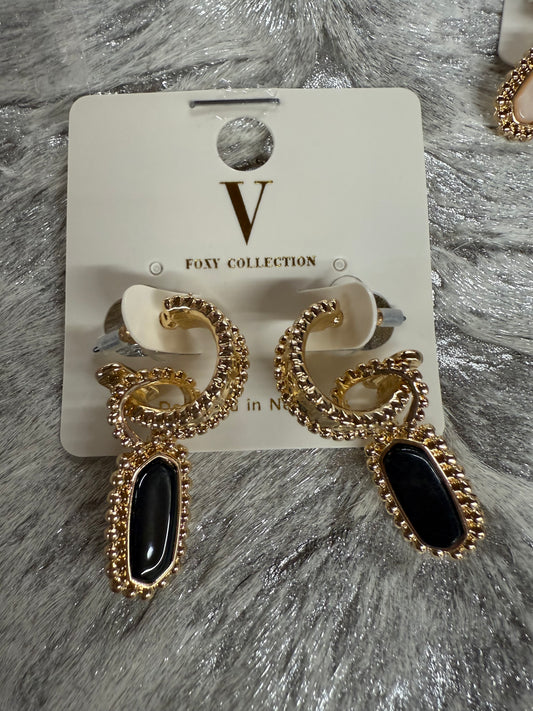 Dangle Hoop Earrings