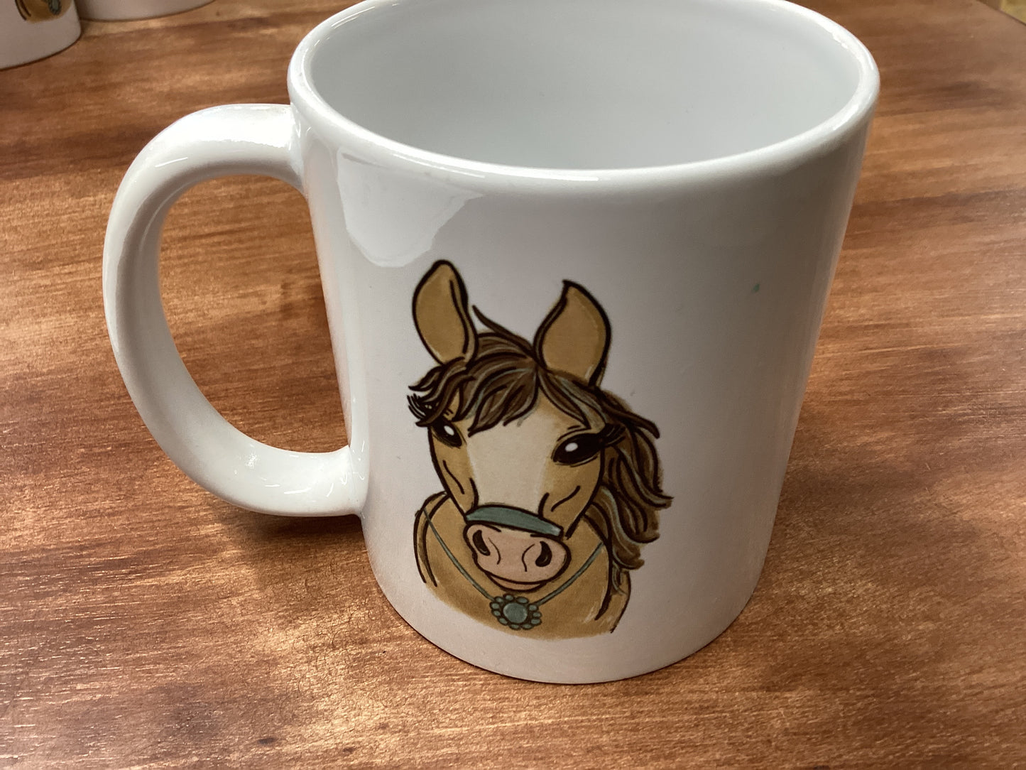 Horse head coffee cup