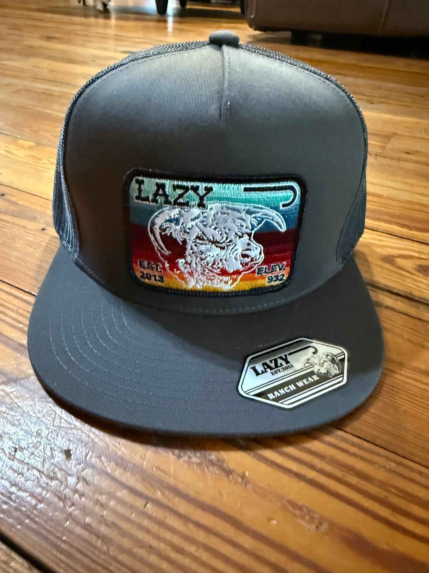 Lazy J Ranch Serape Elevation Classic Five Panel Trucker Hat