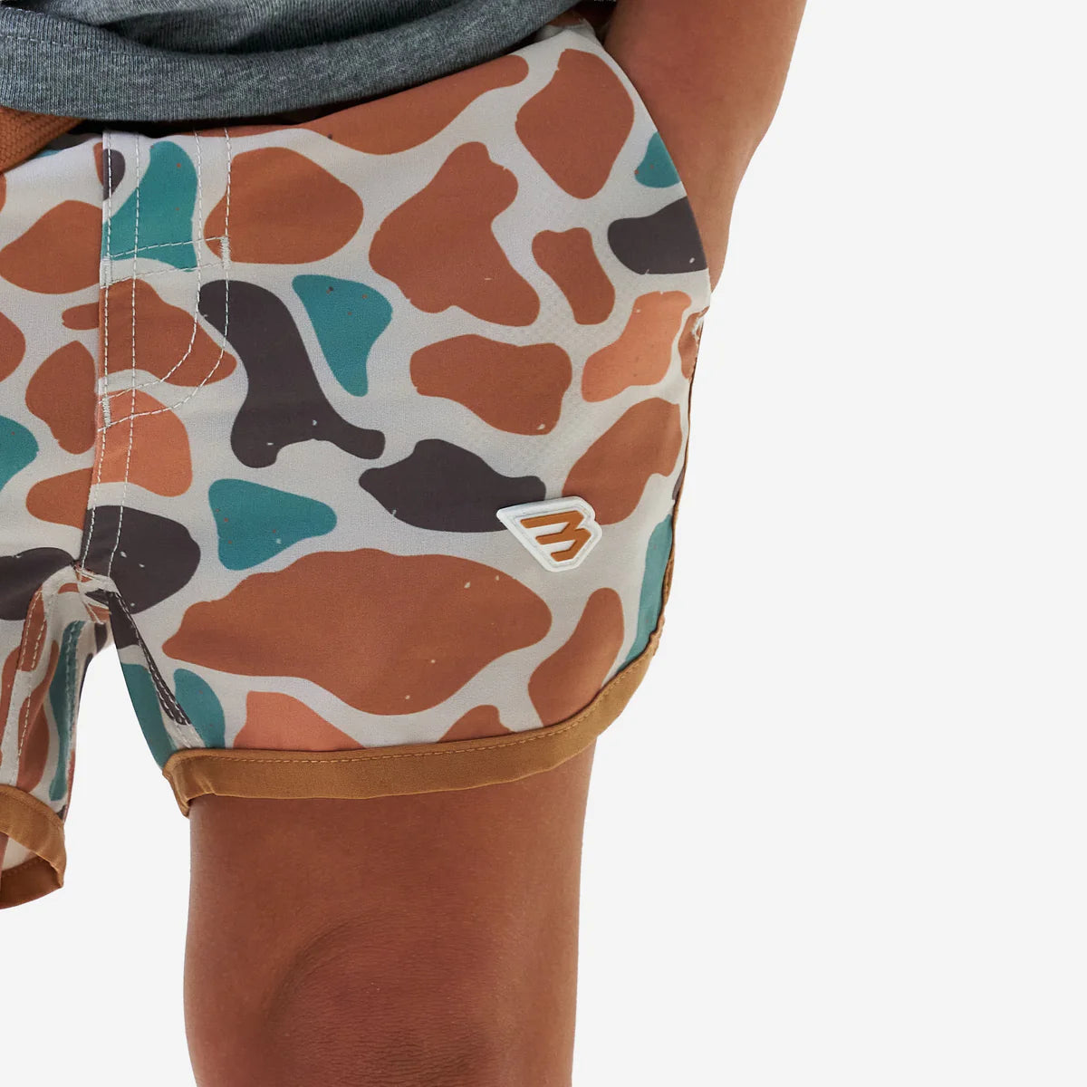 Youth Swim Trunk - Bayside Camo Fl
