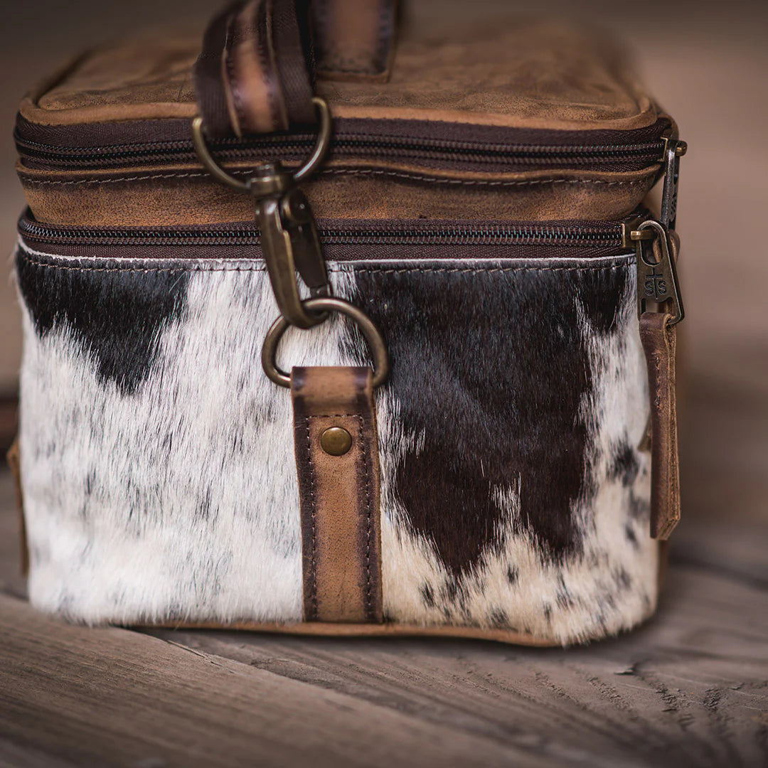 Cowhide Glamour makeup organizer STS30888 STS Ranchwear