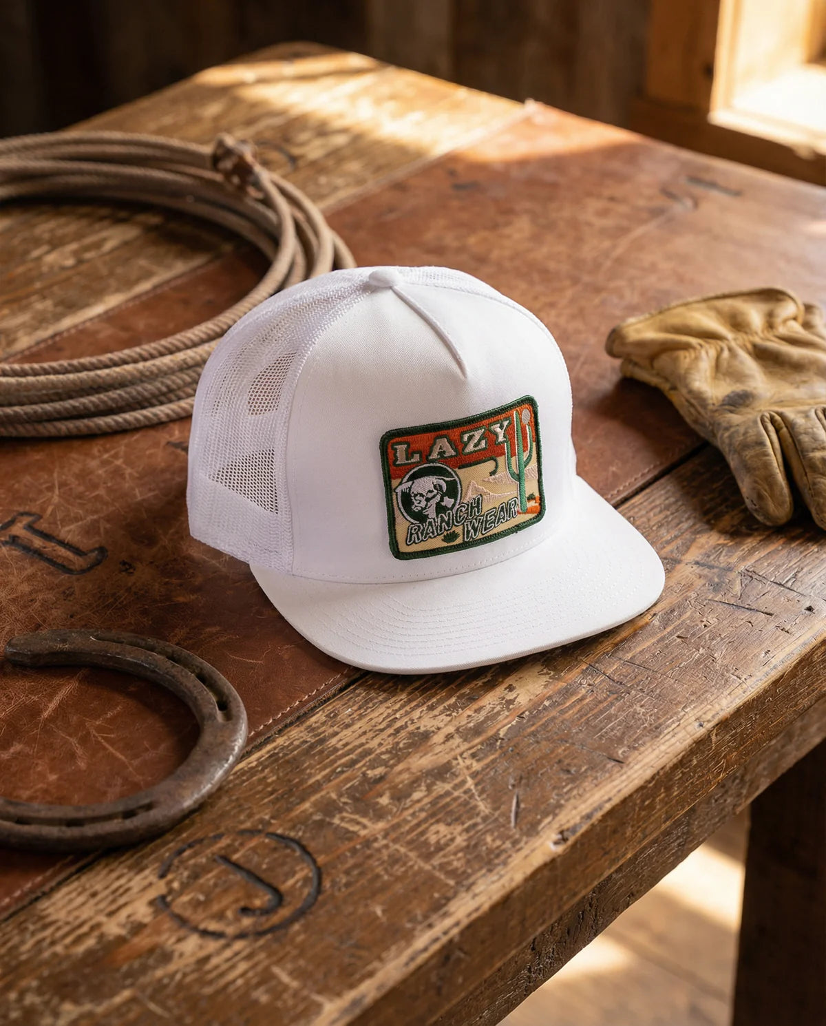 Lazy J Ranch Big Bend Classic Rope Trucker Hat