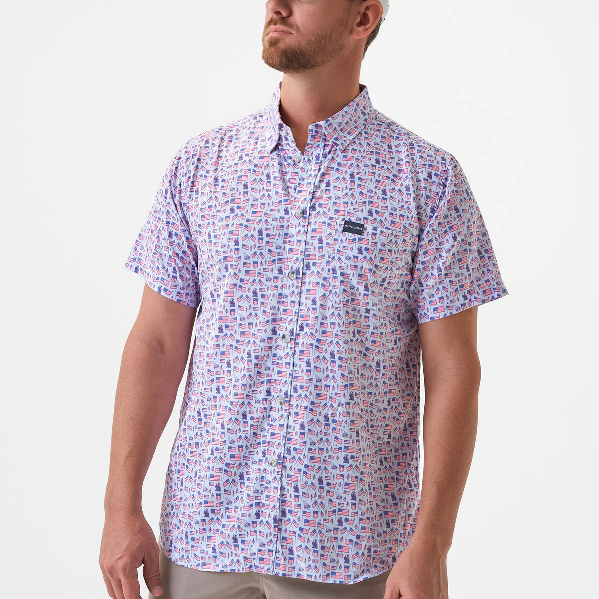 Old Glory PerformanceButton Up Burlebo Tx/ Fl