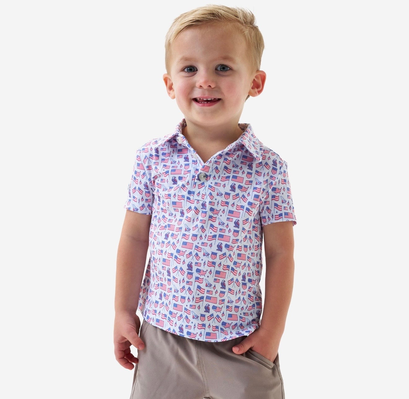 Old Glory Youth Burlebo Performance Polo Fl