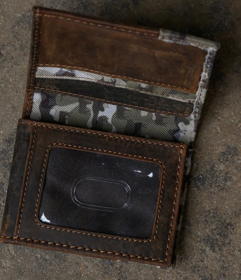Bull Camo Trifold Mens Wallet STS60001