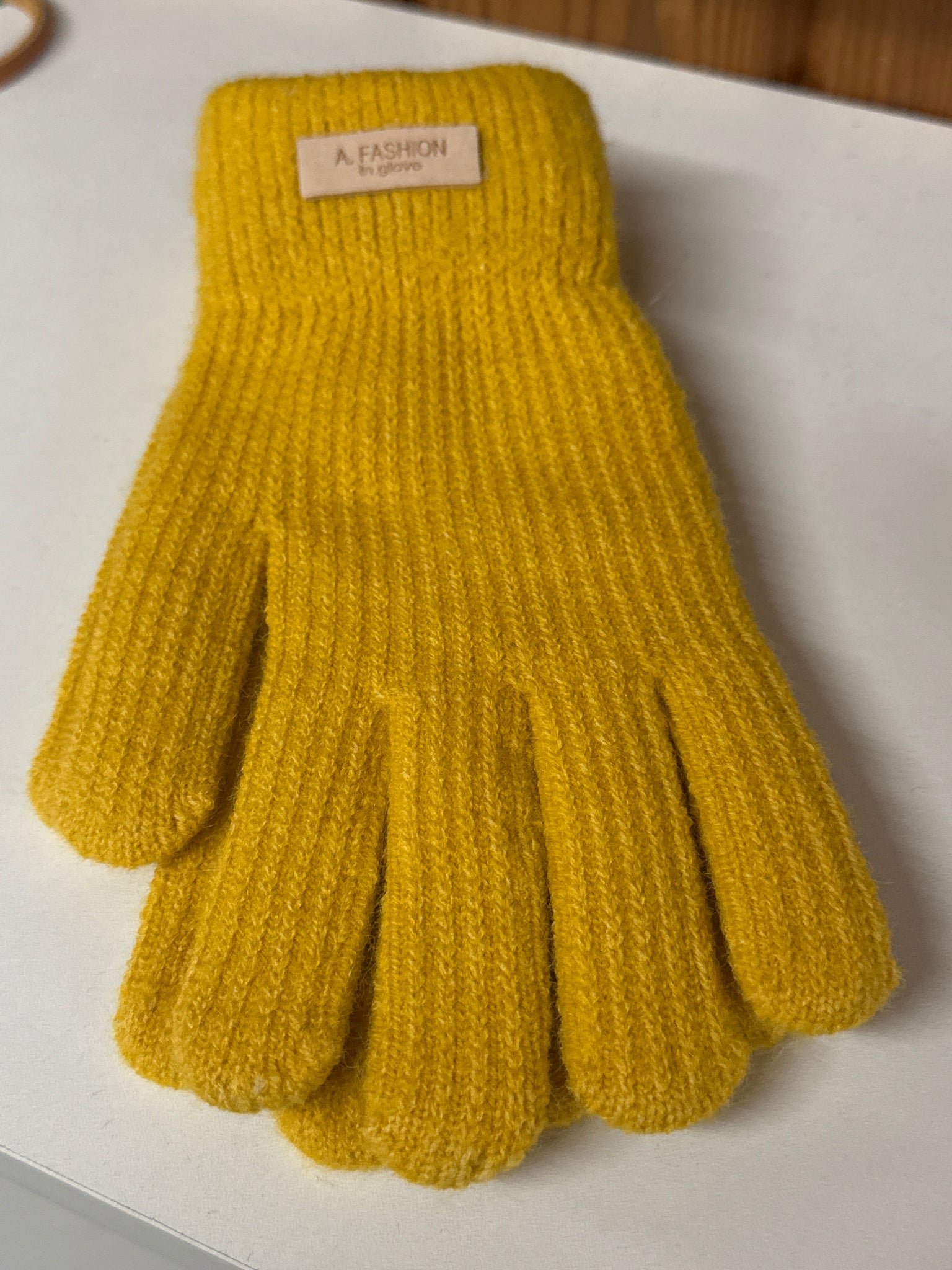 Yellow gloves