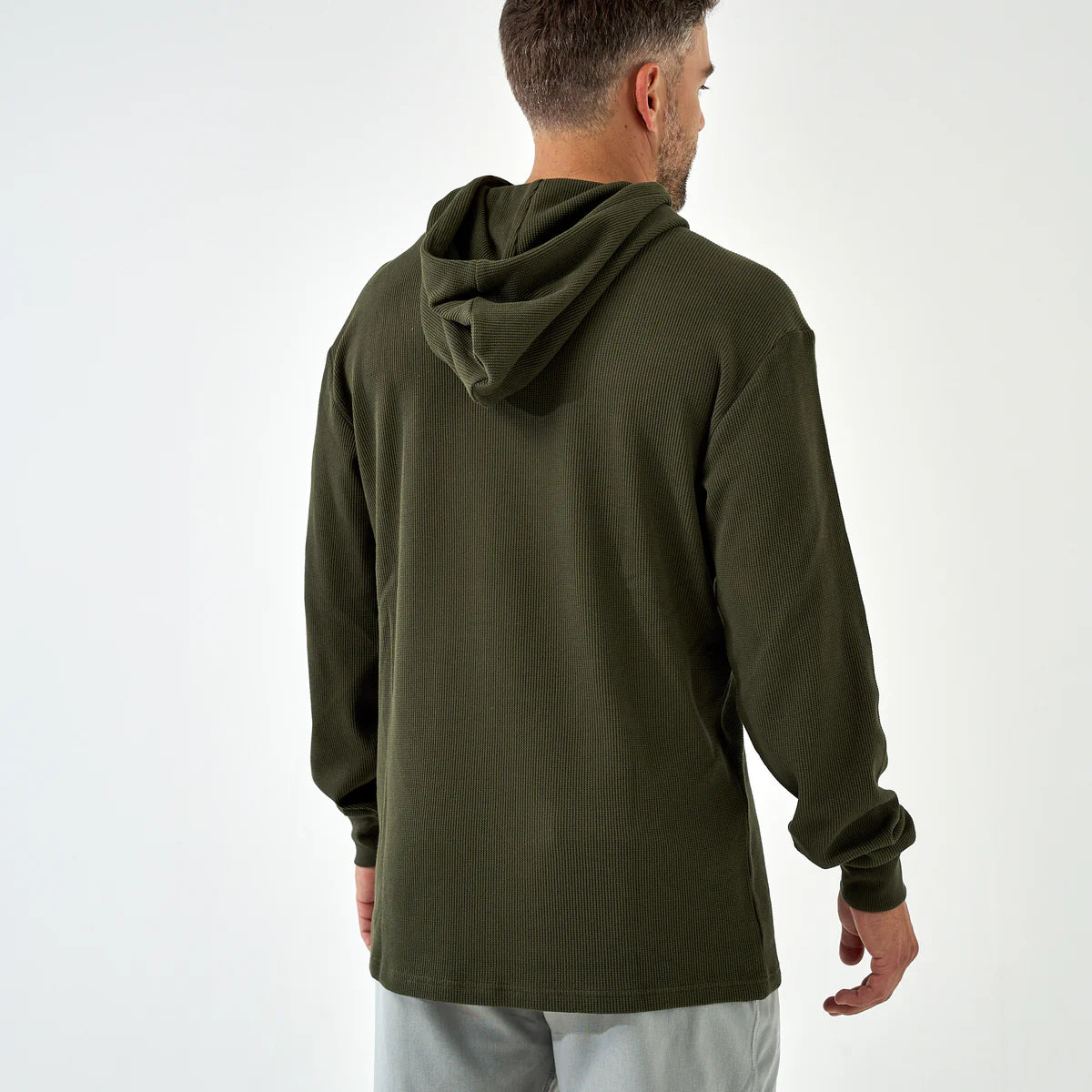 Mallard Green Thermal Hoodie Burlebo