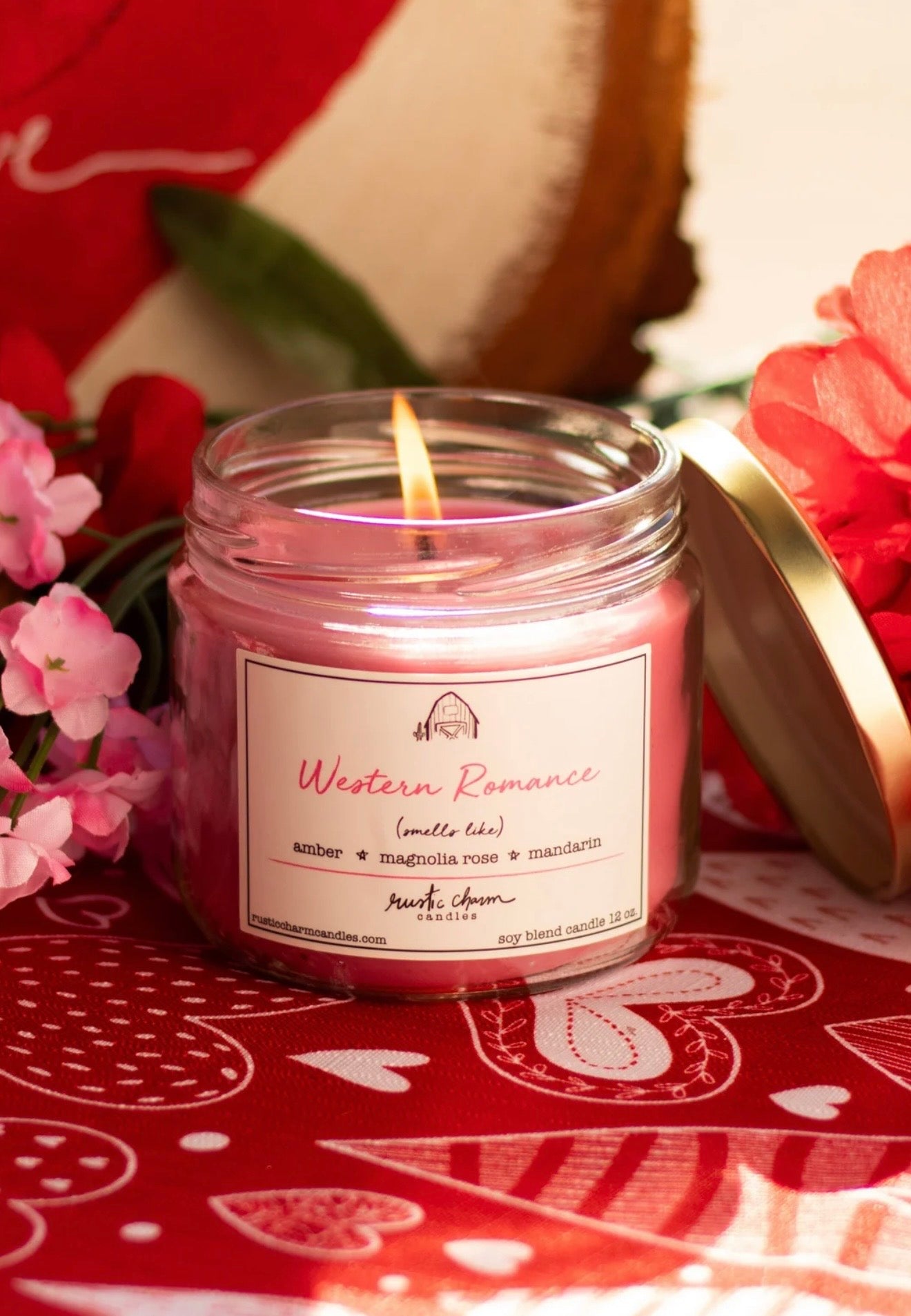 Western Romance Candle Rustic Charm