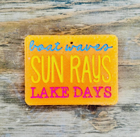Summer Boat Waves Car Freshie “Sun Rays Scent” Southern creek