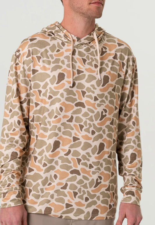 Venado Camo Performance Hoodie with UPF 50 Sun Protection Burlebo