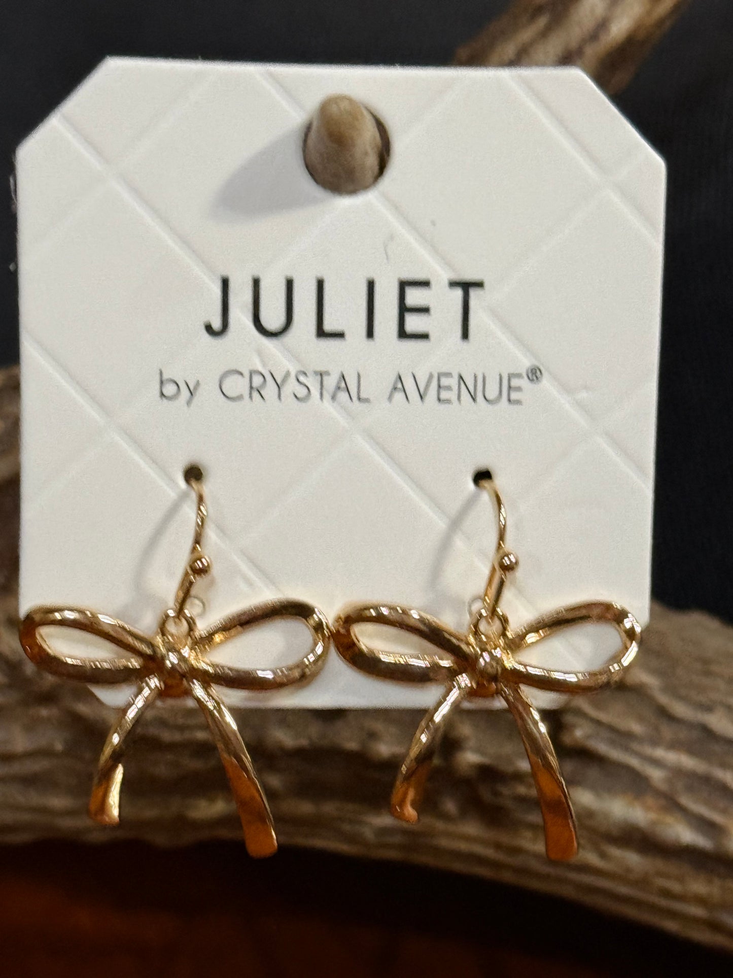 Gold Bow Earrings