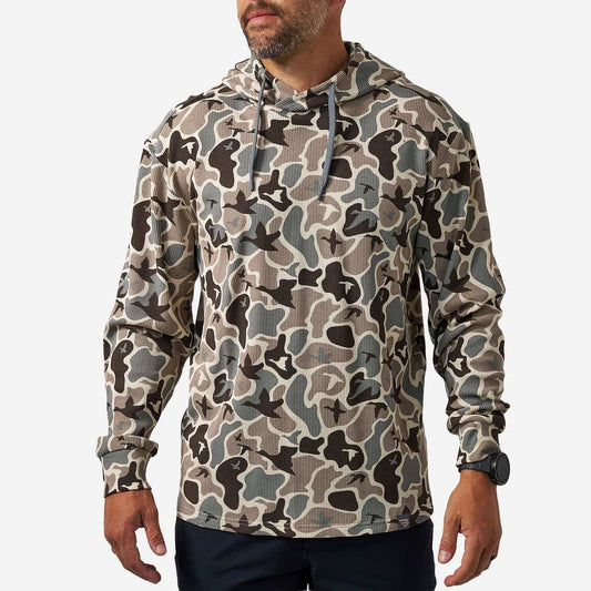 Mallard Mayhem Burlebo Thermal Hoodie TX TH-MMAYC